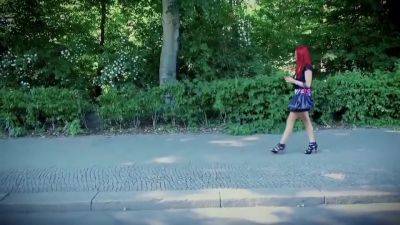 Wild German Redhead Enjoys Public Exposure - upornia.com - Germany