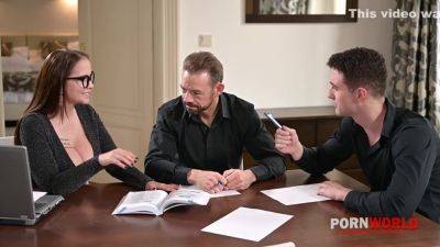 Jennifer - Jennifer Mendez In Busty Language Teacher Swaps Studying For Dp Slamming - hclips.com