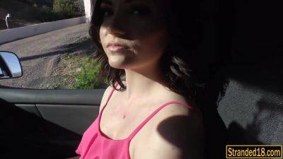 Jessica Rex - Jessica Rex - Hitchhikes And Fucked Hard By Pervert Stran - videomanysex.com