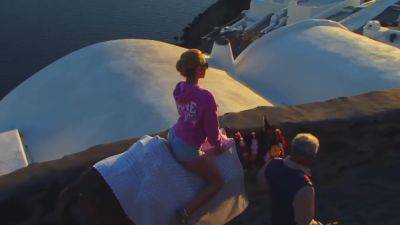 Seduction In Santorini With Cathy Heaven And Aleska Diamond - hotmovs.com