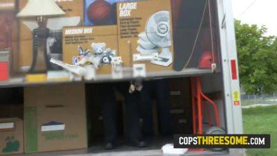 Black Is Running Away From Alluring Cops - videomanysex.com