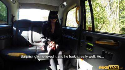 Masked Chick In High Tights Doggystyled By A Taxi Ca - upornia.com