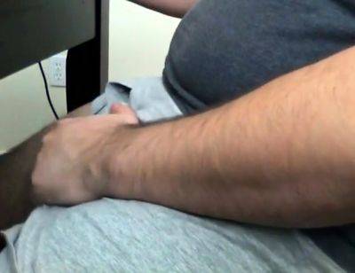 Chubby uncut bear on cam - drtuber.com