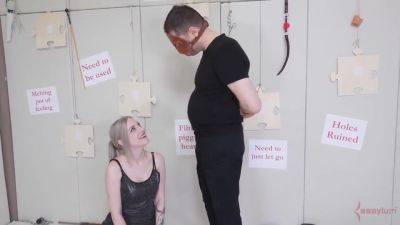 Degraded And Dildoed Teenager Takes Toy Up Bum - hclips.com