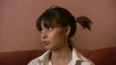 Cute Pigtailed Girl Lil Cum In Mouth So Much - Lil Maya And Maya Loves - upornia.com - Russia