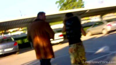 Tattooed Latina Babe Gets Plowed In Empty Warehouse - hclips.com