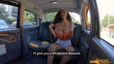 Tina Fire - Ebony Mystique - Zaawaadi & Tina Fire take a wild ride in Fake Taxi - Compilation Clip - sexu.com