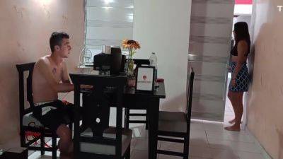 My Stepsister Tanix Seduces Me While Im In A Virtual Meeting - hotmovs.com - Colombia