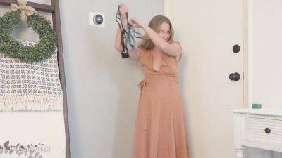 Bailey White Strips Off Her Dress - videomanysex.com