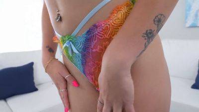 Kelsey Kane and I let our cocks take control of our pussies in a hot sextoy ride - sexu.com