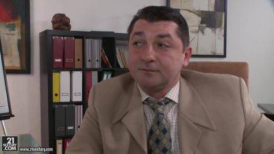 Ashley - After The Meeting - upornia.com