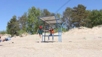 Nude Shooting On The Beach - videomanysex.com