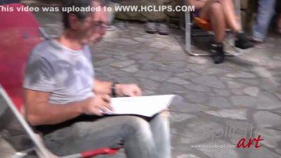 Raunchy Redhead Chick Rides Monster Sized Cock Outdoors - Mademoiselle Lilith - hclips.com - France