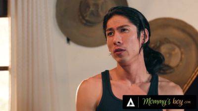 MOMMY'S BOY - Pervert Stepbrothers Hard Tag Team Their Secretive Stripper Stepmom Lauren Phillips - hotmovs.com