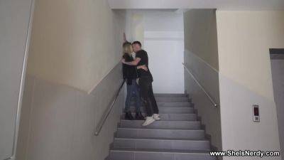 Campus Fuck With Nerdy Coed - hotmovs.com