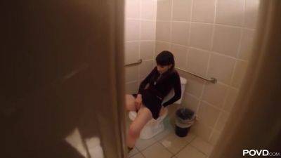 Teen Caught Masturbating In Wc And Offered Cock To Suck - Allora Ashlyn - hclips.com