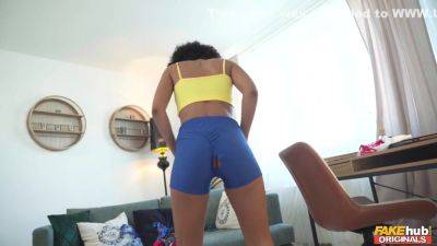 Ebony Spinner Assfuck Surprise - upornia.com