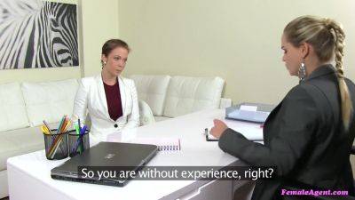 Raunchy Babe Wants Lesbian Lovemaking At Casting - hclips.com