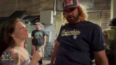 Thalia Rhea UNSCRIPTED and UNHINGED Adult Street Interviews - hotmovs.com