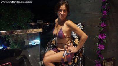 Masturbating On The Balcony - hclips.com