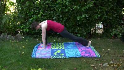 Inara Byrne Practices Yoga Outdoor and Undresses - xxxfiles.com