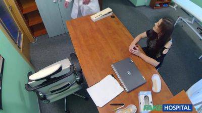 Shameless Young Brunette Damsel Rides Doctors Cock - hclips.com