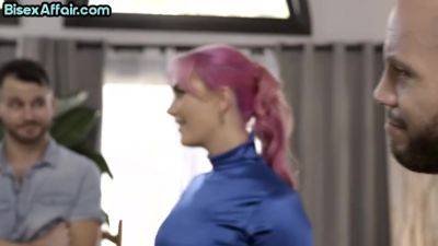 Bisexual dudes enjoy fucking horny bae in threesome fuck - hotmovs.com