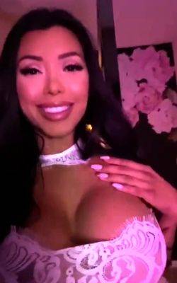 JENNA CHARLETTE???? - White Silk Lingerie Strip OnlyFans - drtuber.com