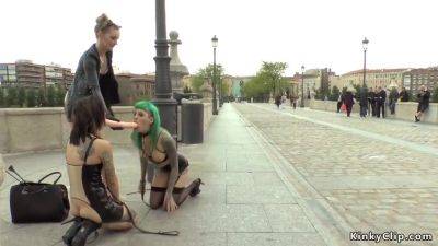 Alt Slaves Copulated In Public Orgy In Bar - hclips.com