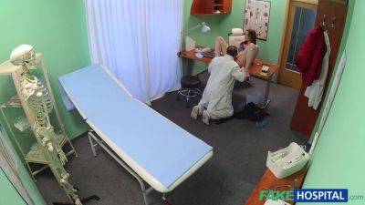 Shameless Young Brunette Damsel Rides Doctors Cock - videomanysex.com