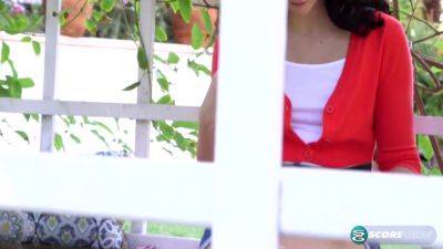 Stroll Through The Garden With Adorable Babeaged Nudist - upornia.com