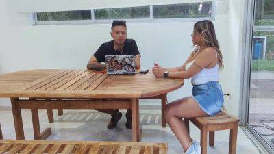 Looking For A Job She Found The Man To Fuck Very Well - upornia.com