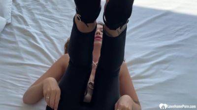 My Yoga Instructor Was Ready For Stretching - hclips.com