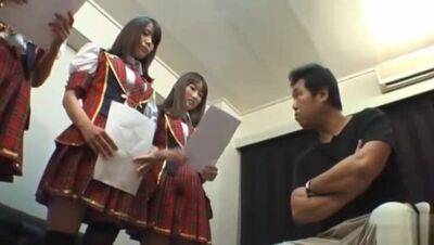 Kinky group of schoolgirls takes dildoes and vibrators in them pussyes. - porntry.com - Japan