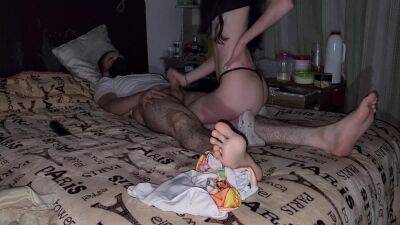 His Stepsister Goes Into Her Underwear To Fuck All Night - voyeurhit.com