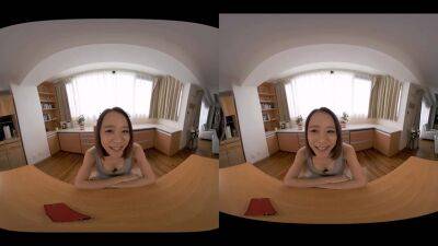 Nana Nanase [VR] She tried to hook up with her teacher and... - Caribbeancom - hotmovs.com - Japan