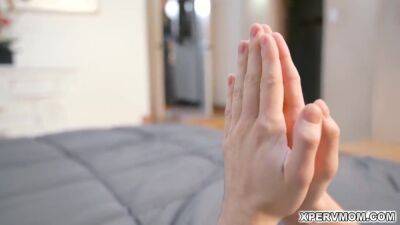 Stepmom Wanks Off Stiff Dick With Pristine Edge - hotmovs.com