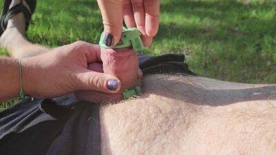 Outside Very Risky!! Shoving Him Into A Tiny Cage!! - videomanysex.com