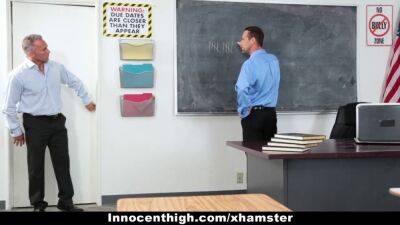 School Girl Fucks Both Her Teachers - sexu.com