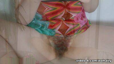 Alice - Alice Bright has naughty fun with roses on a table - hotmovs.com