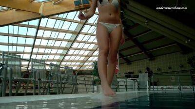 Watch Alla Swim Naked In The Hot Pool - upornia.com - Russia