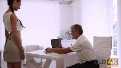 Liliane takes panties off and gives cunny to principal - sexu.com - Czech Republic