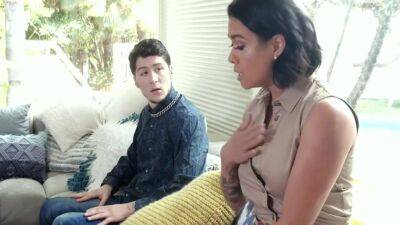 Hot On Husband With Hot Stepson - upornia.com