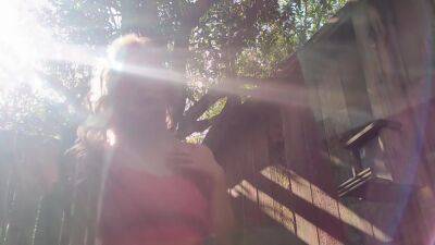 Outdoor Upskirt Pussy Spread Nadialayne - voyeurhit.com