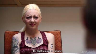 Blonde With Tats Bond And Caned - upornia.com