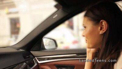 Busty teen gets anal in the car - xxxfiles.com