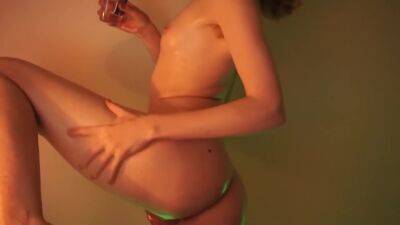 Small Titted Briana Toying Herself Poolside - upornia.com