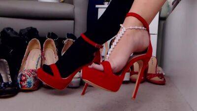 Nice high heels collection, if you love red high heels, here you are - txxx.com