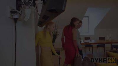 DYKE4K. Three Sluts in a Thrilling Vid - txxx.com - Russia