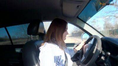 Russian girl passed the license exam (blowjob, public, in the car) - xxxfiles.com - Russia